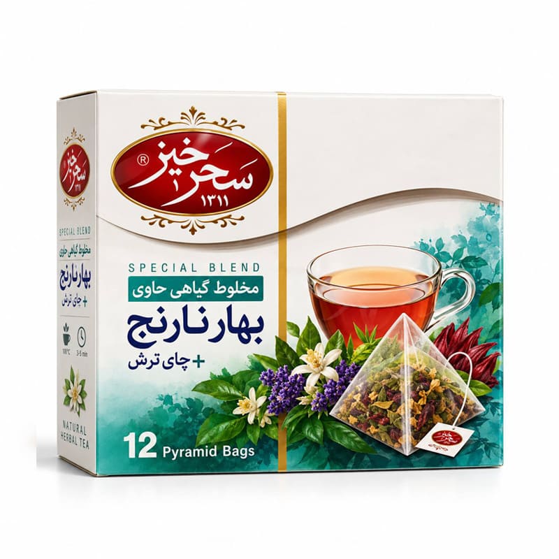 دمنوش بهار نارنج و چای ترش سحرخیز