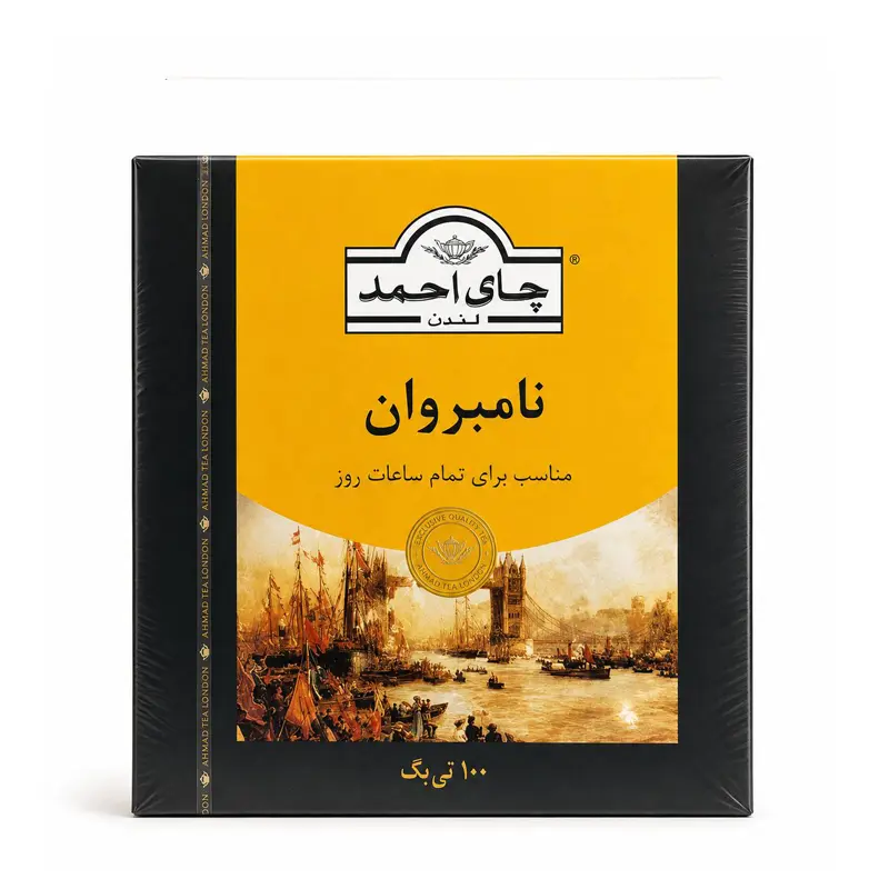 چای کیسه ای احمد 100 عددی چای کیسه ای احمد 100 عددی