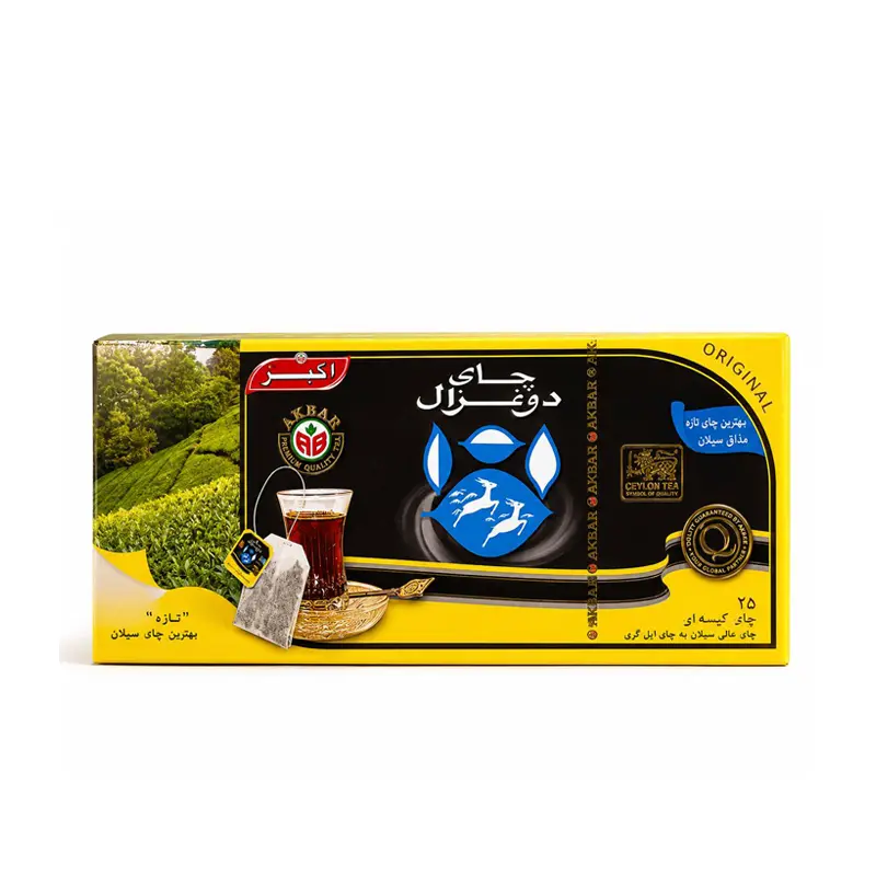 چای کیسه ای 25 تایی دوغزال معطر
